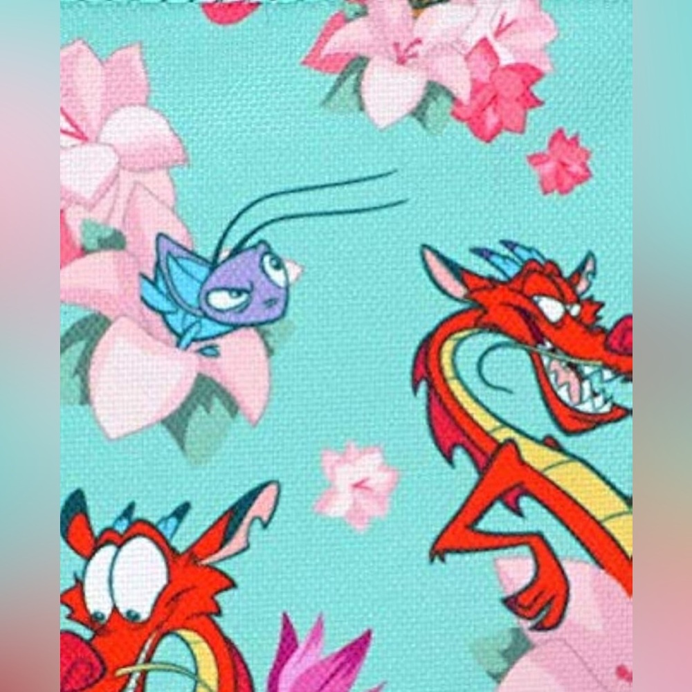 Loungefly Disney’s Mulan | Mushu & Cri-Kee | Coin Purse/Cosmetics Pouch - Picture 2 of 10